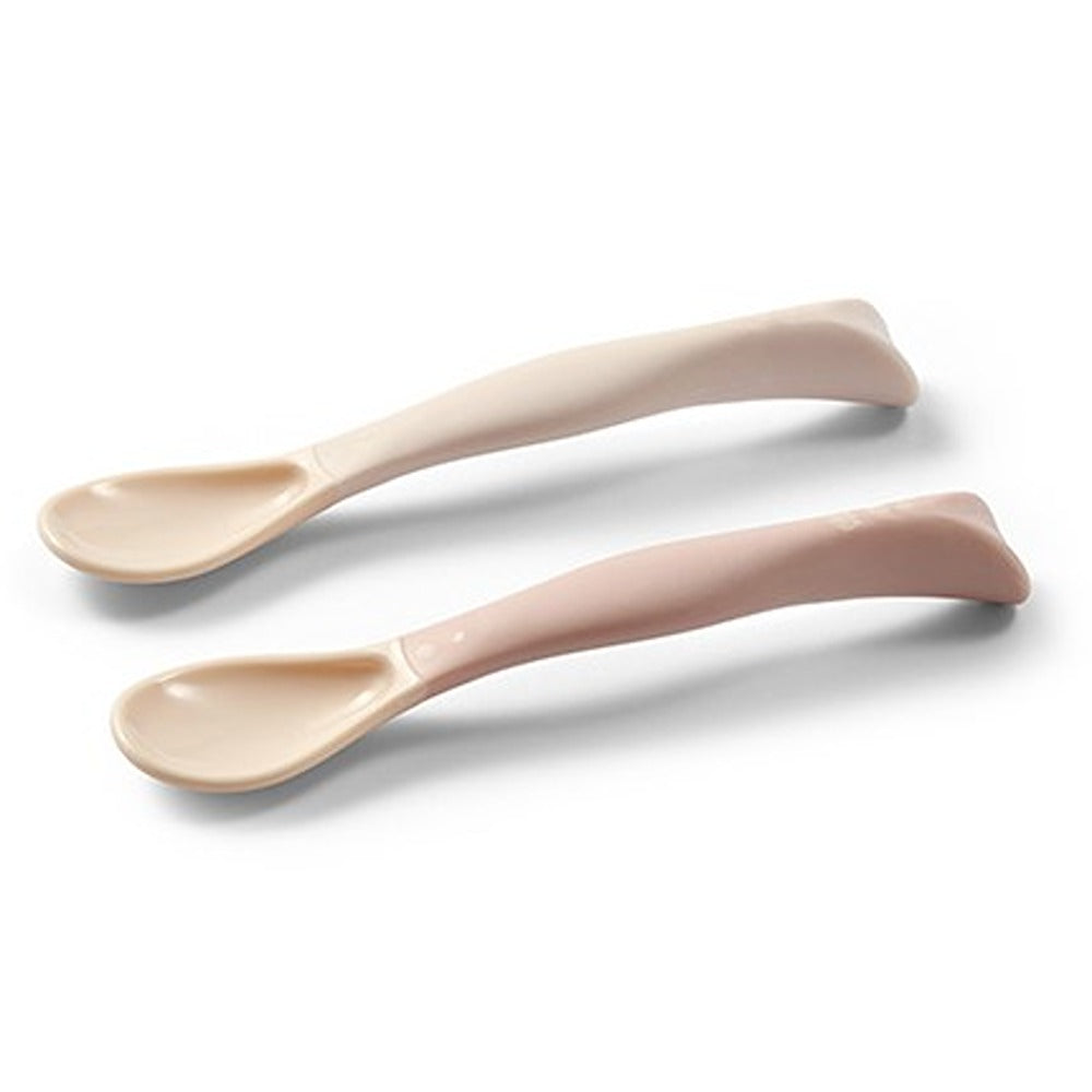 Cucchiai Flessibili 2 pezzi Beige E Rosa