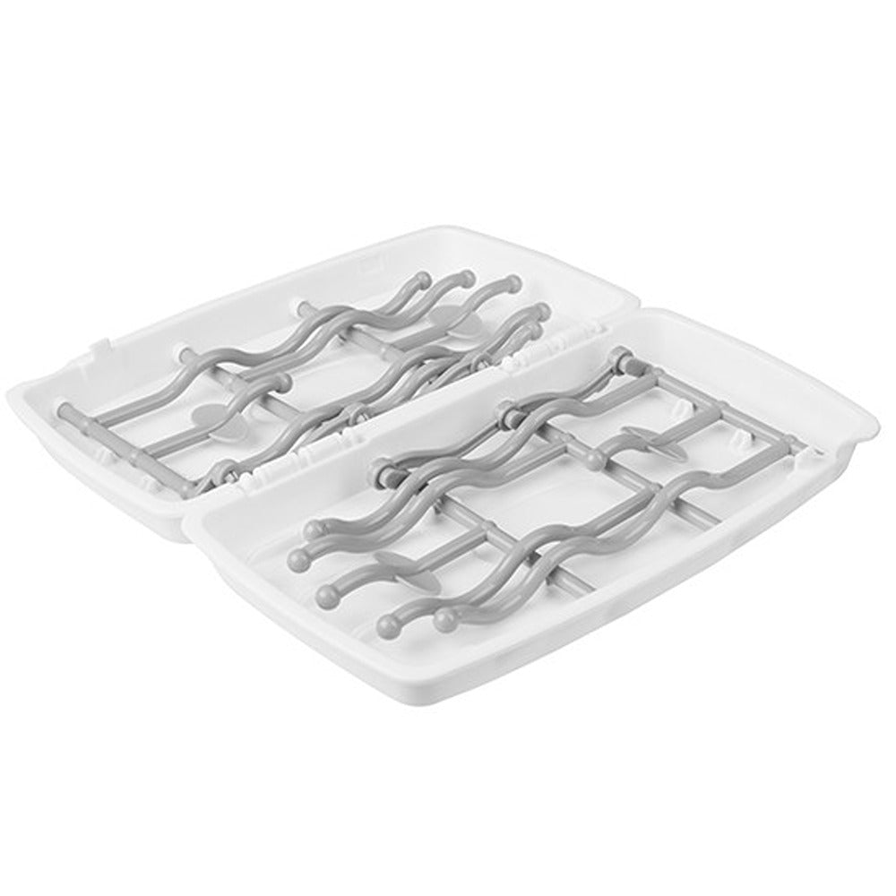 Scolapiatti Universale per Bottiglie Bianco