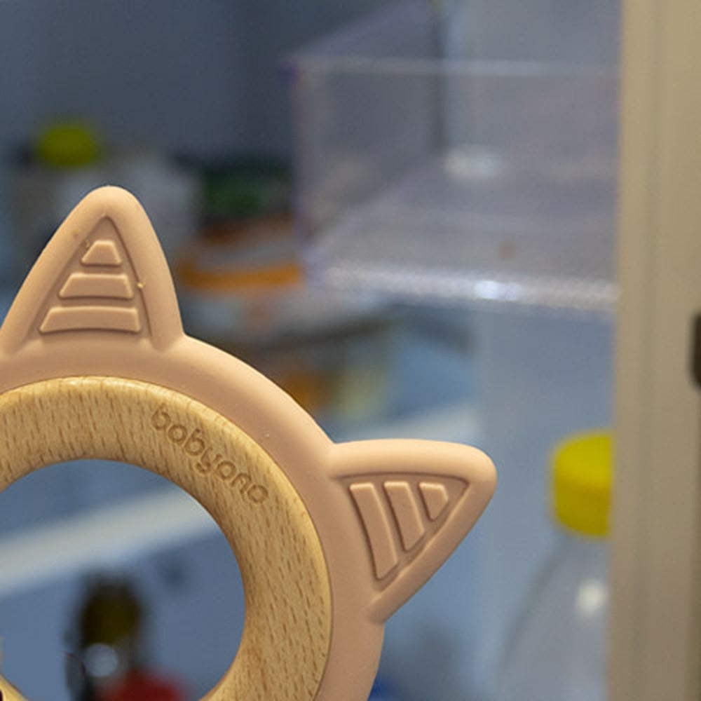 Massaggiagengive Legno E Silicone Gattino