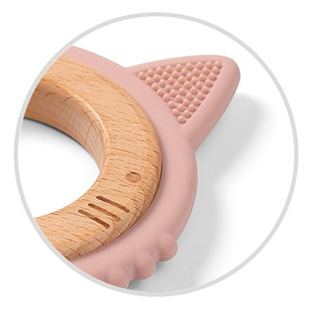 Massaggiagengive Legno E Silicone Gattino