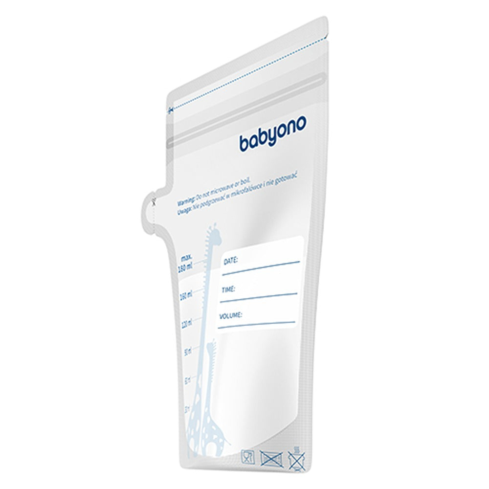 Sacchetti per la Conservazione del Latte Materno 180 ml 30 pezzi
