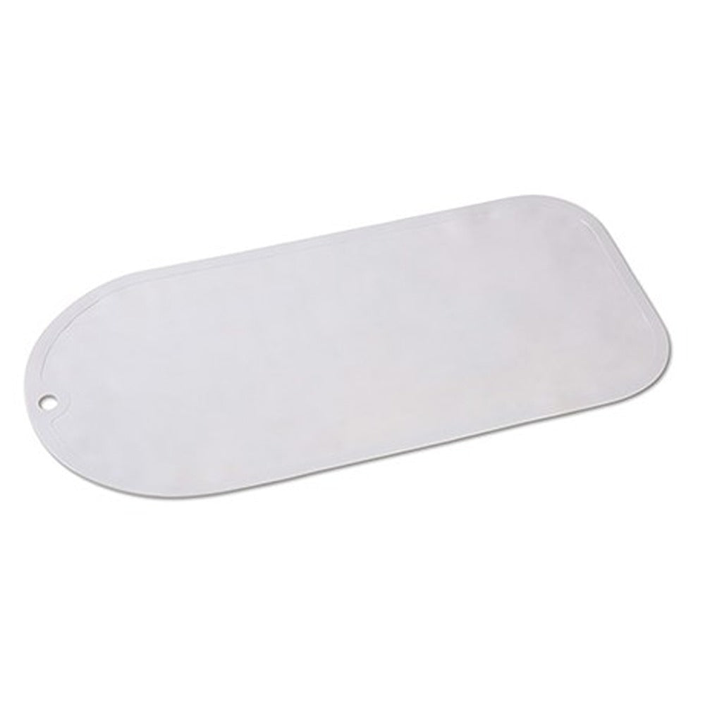 Tappetino da Bagno Antiscivolo 70x35 cm Grigio