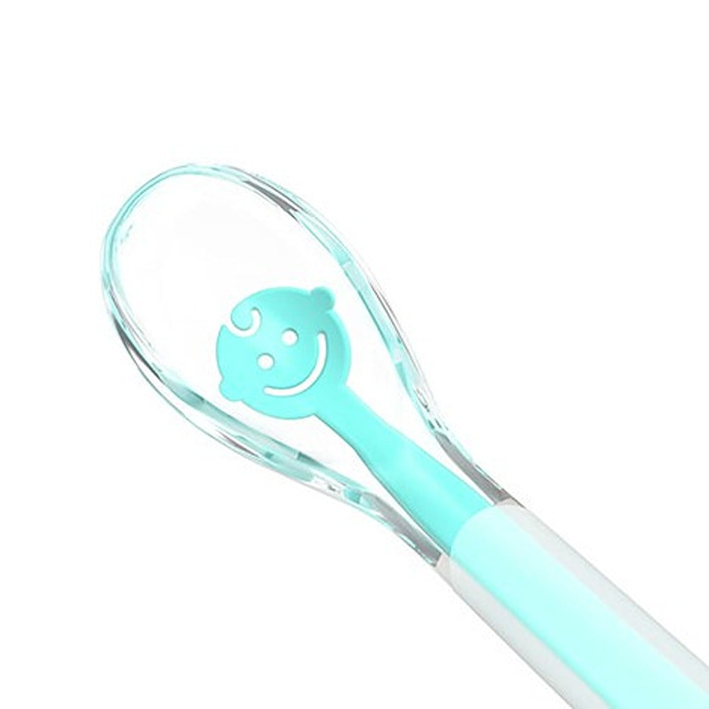 Cucchiaio Morbido in Silicone Baby's Smile Blu