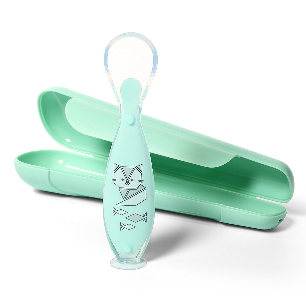 Cucchiaio a Ventosa in Silicone Assortiti