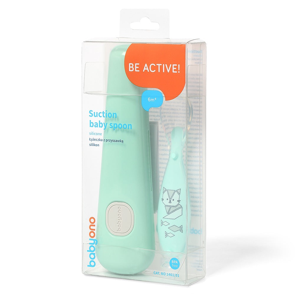 Cucchiaio a Ventosa in Silicone Assortiti