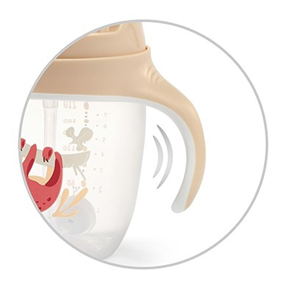 Tazza con Cannuccia Appesantita 240 ml Beige