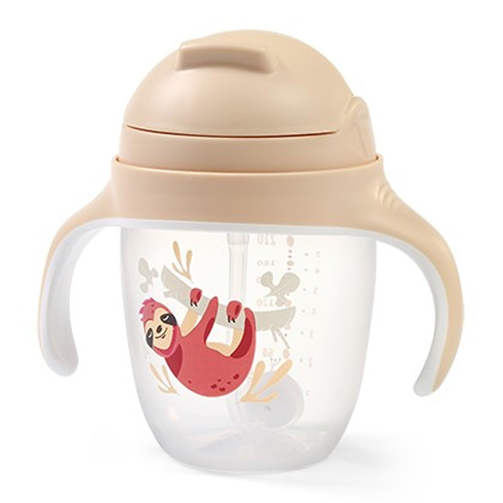 Tazza con Cannuccia Appesantita 240 ml Beige