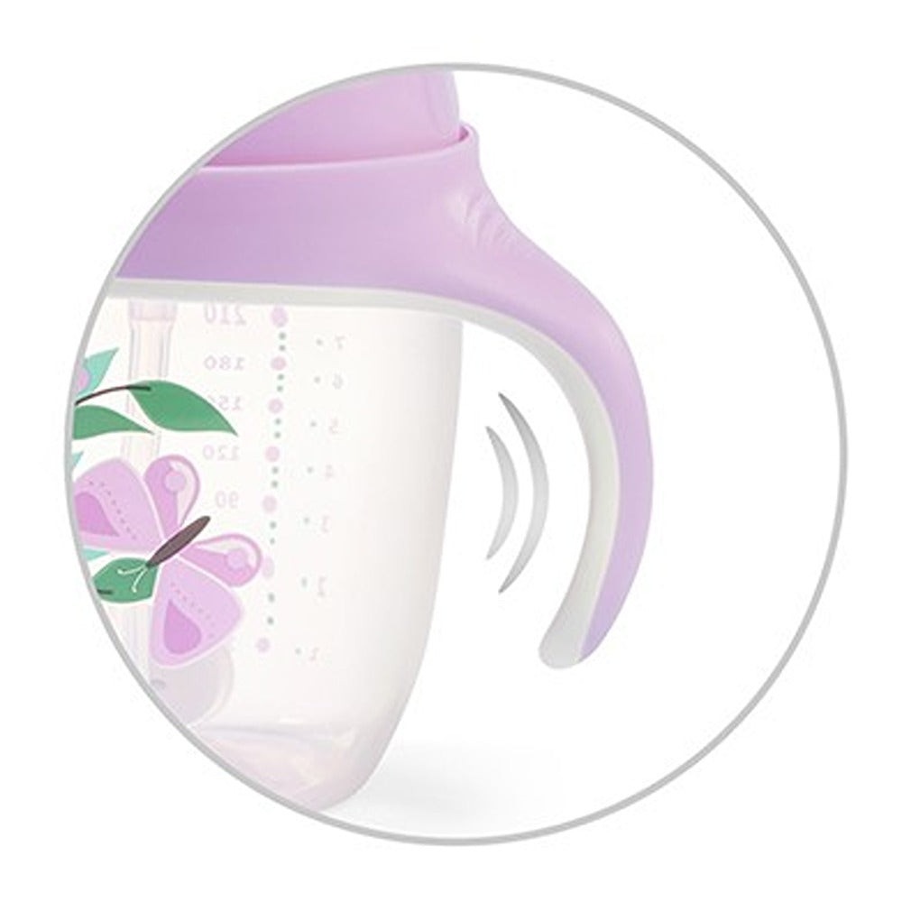 Tazza con Cannuccia Appesantita 240 ml Porpora