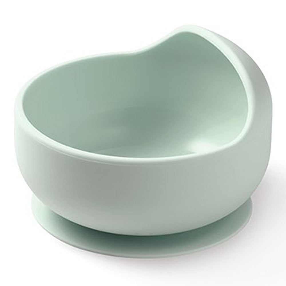 Ciotola con Ventosa in Silicone Verde