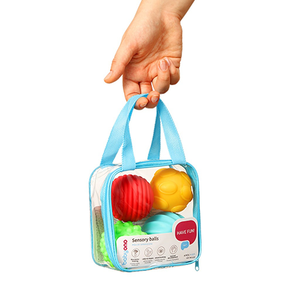 Palline Sensoriali in Silicone 4 pezzi