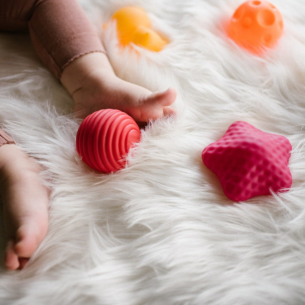Palline Sensoriali in Silicone 4 pezzi
