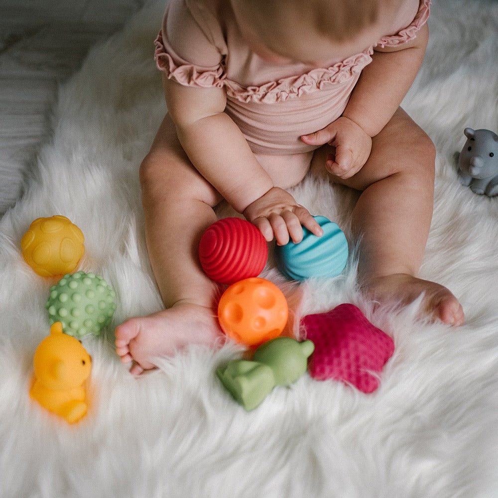 Palline Sensoriali in Silicone 4 pezzi