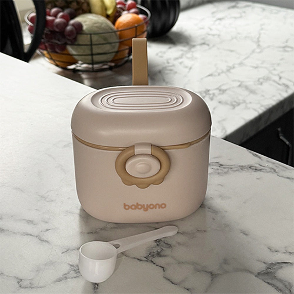 Contenitore per Latte in Polvere Beige