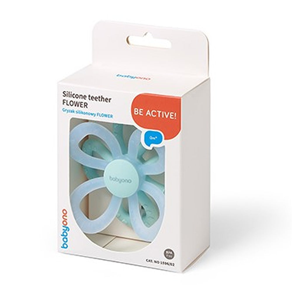 Massaggiagengive in Silicone Fiore Blu