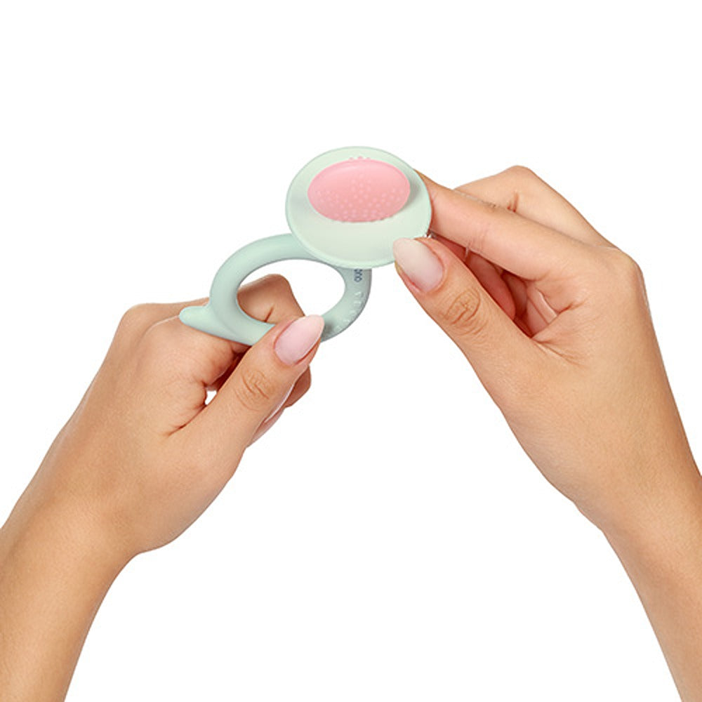 Massaggiagengive in Silicone Lumaca Rosa