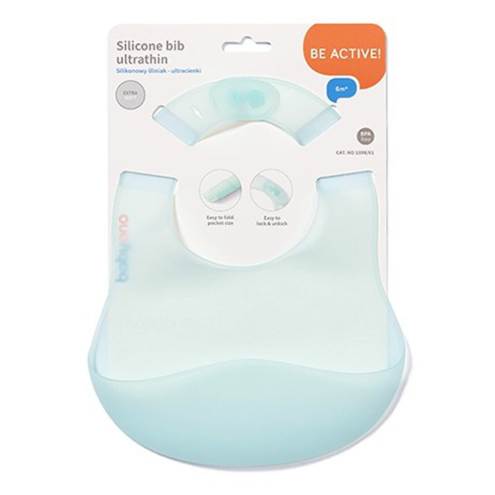 Bavaglino in Silicone Ultrasottile Celeste