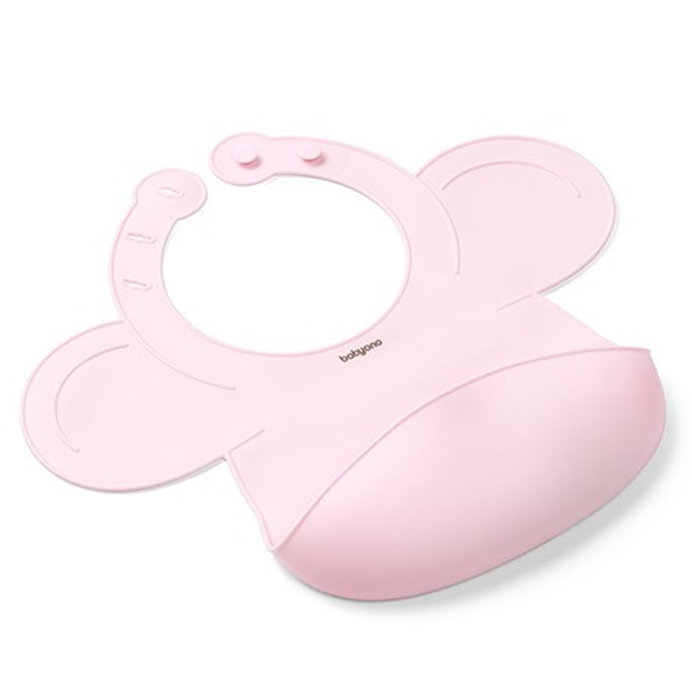 Bavaglino in Silicone con Chiusura Regolabile Rosa