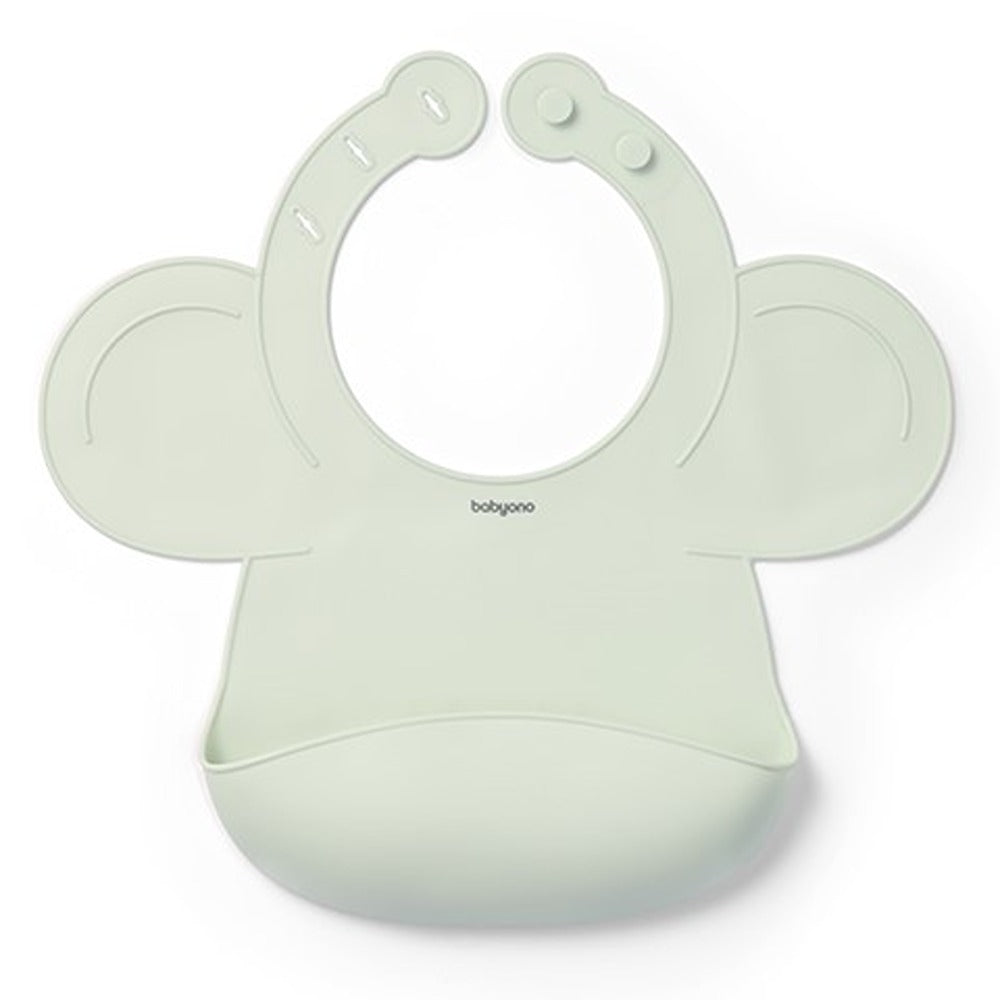 Bavaglino in Silicone con Chiusura Regolabile Salvia