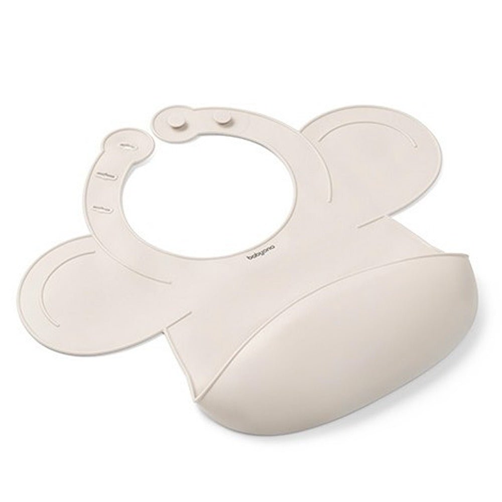 Bavaglino in Silicone con Chiusura Regolabile Beige