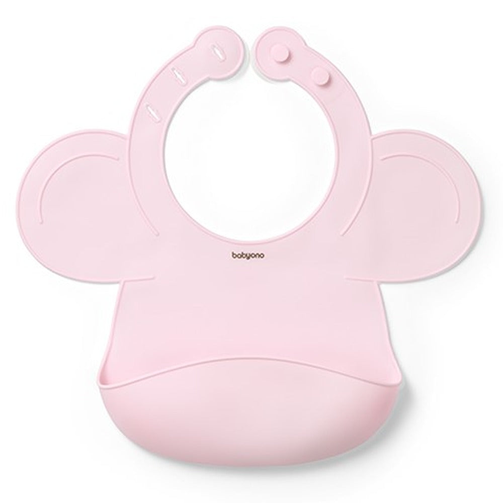 Bavaglino in Silicone con Chiusura Regolabile Rosa
