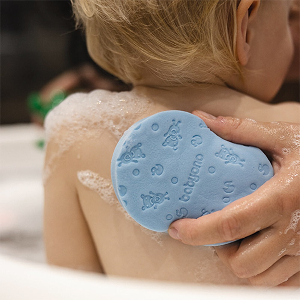 Spugna da Bagno per Neonati Blu