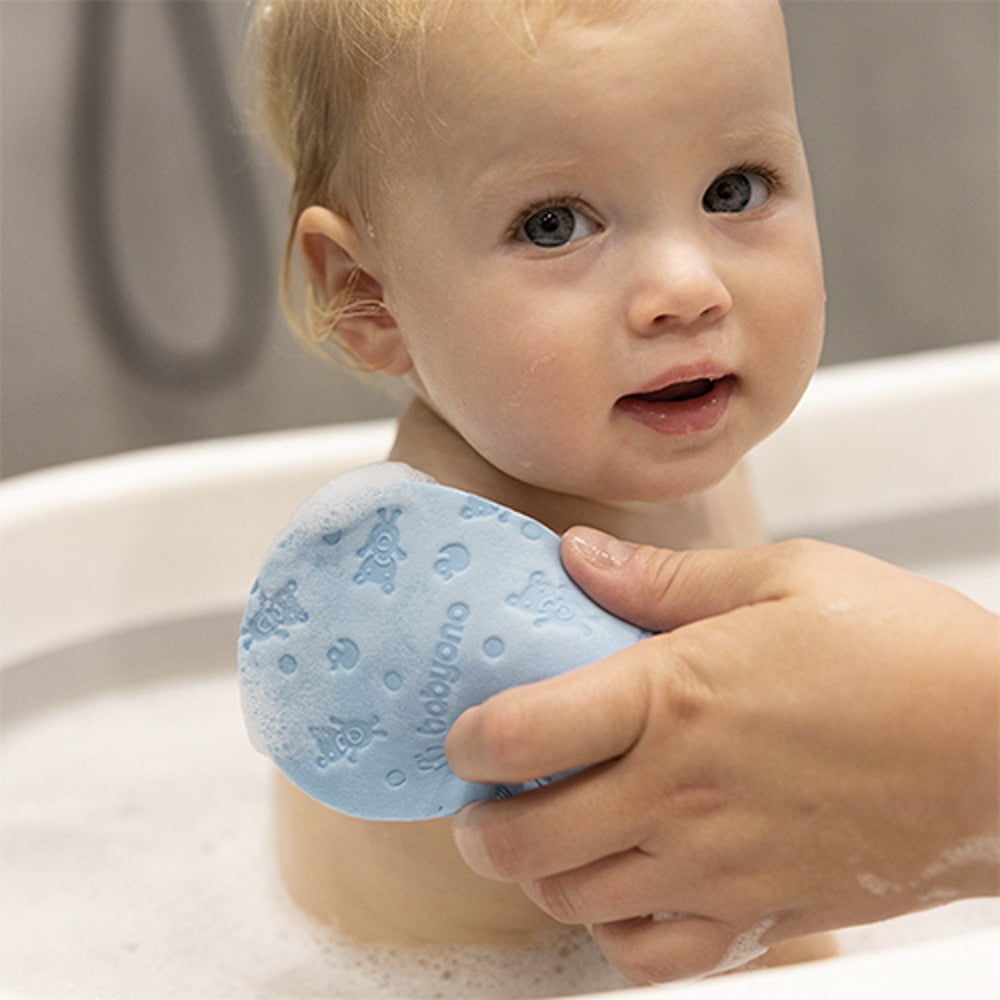 Spugna da Bagno per Neonati Blu