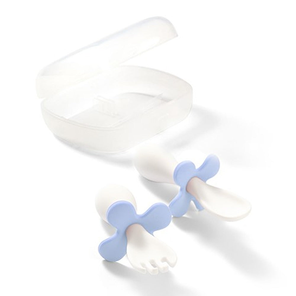 Set Posate Ergonomiche Blu