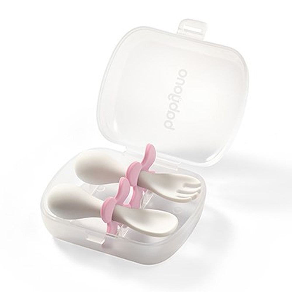 Set Posate Ergonomiche Rosa