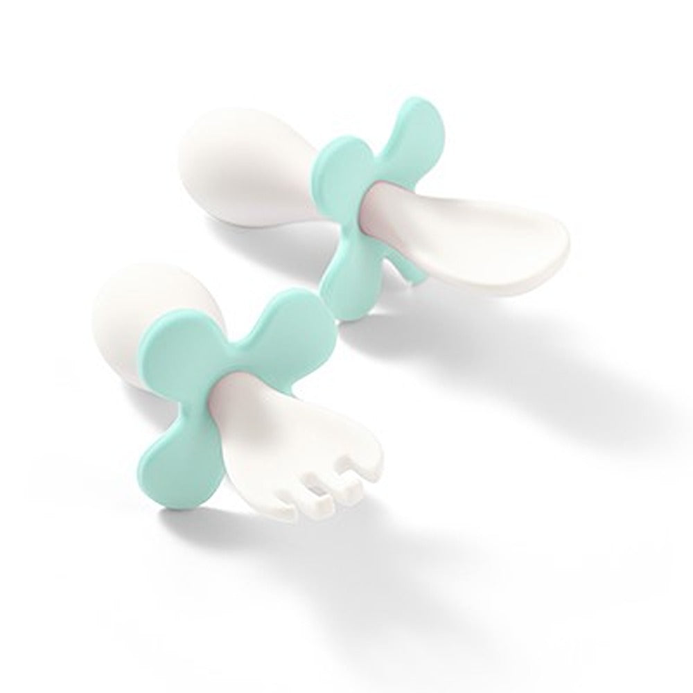 Set Posate Ergonomiche Verde