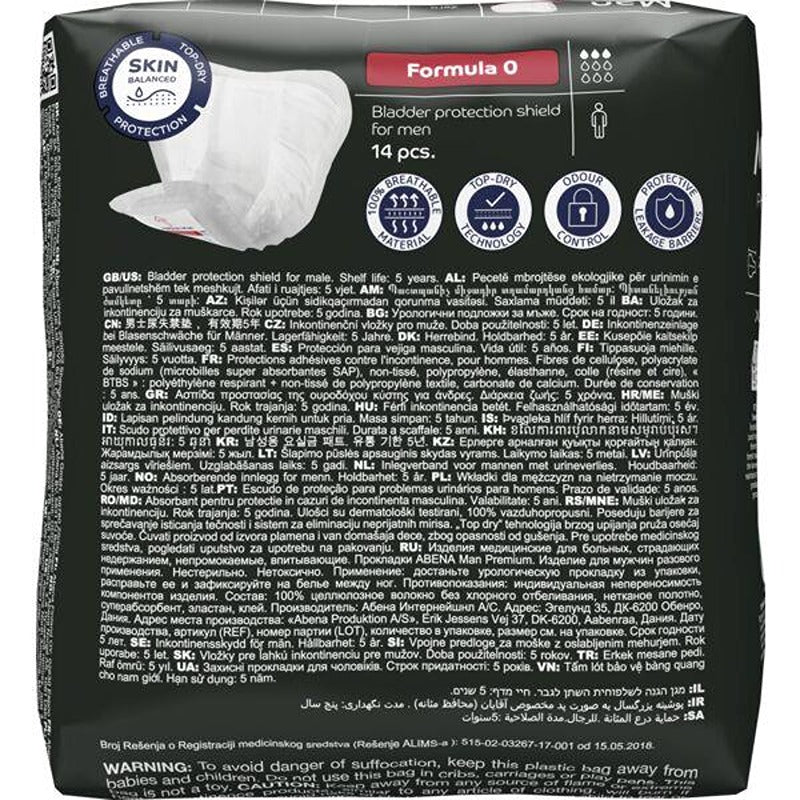 Man Formula 0 Premium 14 pezzi