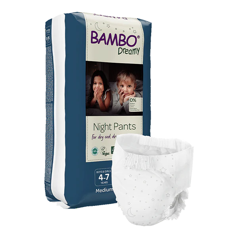 Pannolini da Notte Bambo Dreamy 4-7 anni 15-35 kg 10 pezzi