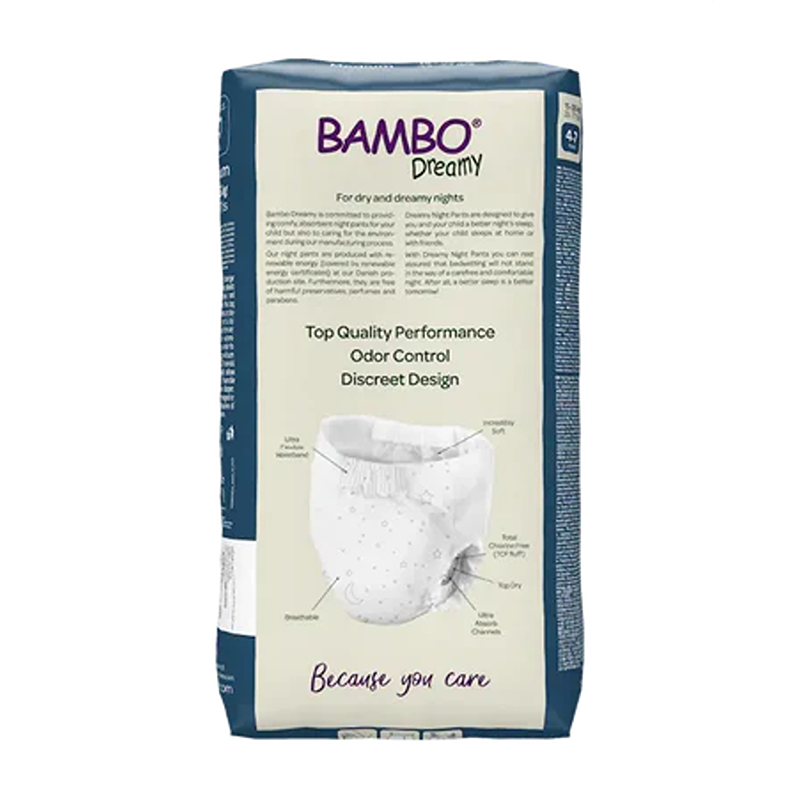 Pannolini da Notte Bambo Dreamy 4-7 anni 15-35 kg 10 pezzi