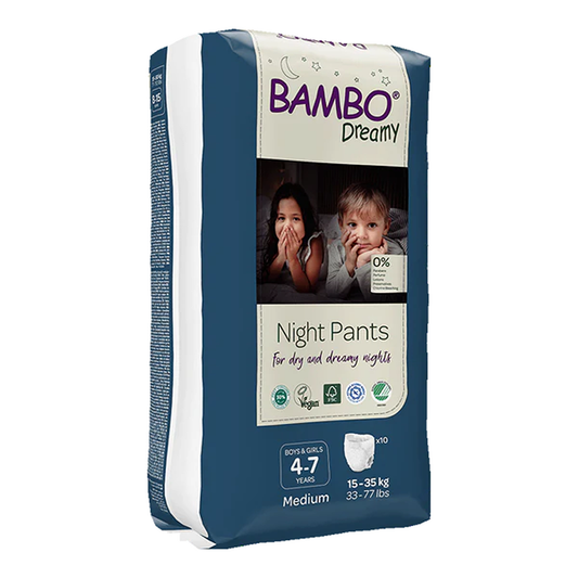 Pannolini da Notte Bambo Dreamy 4-7 anni 15-35 kg 10 pezzi