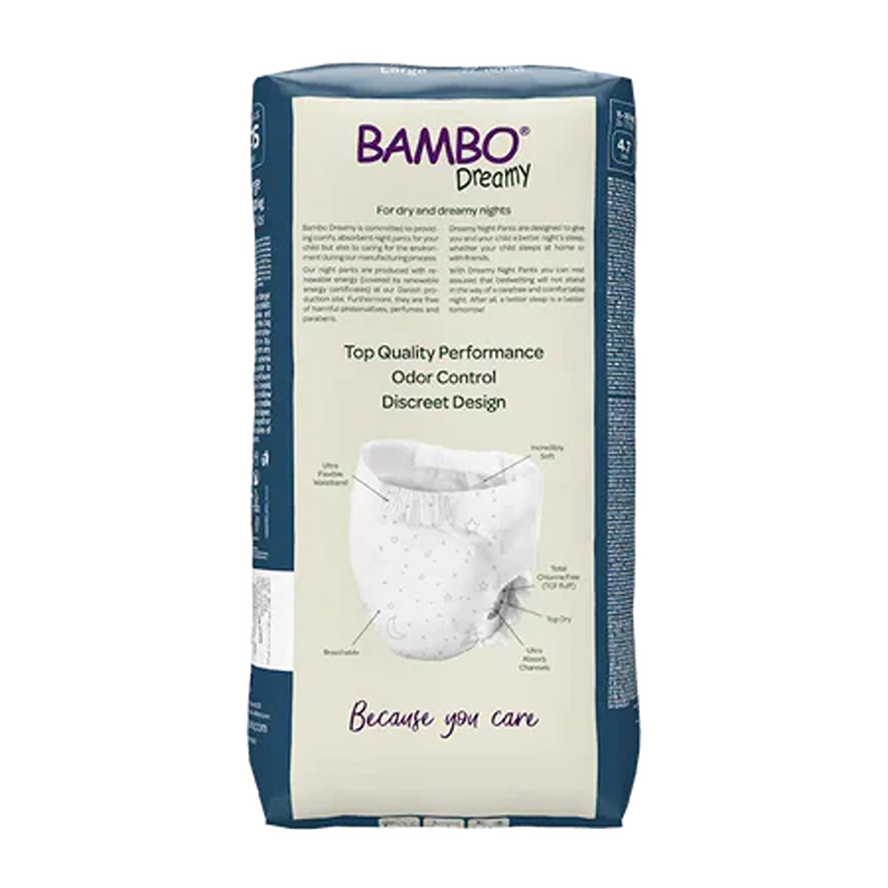 Pannolini da Notte Bambo Dreamy 8-15 anni 35-50 kg 10 pezzi