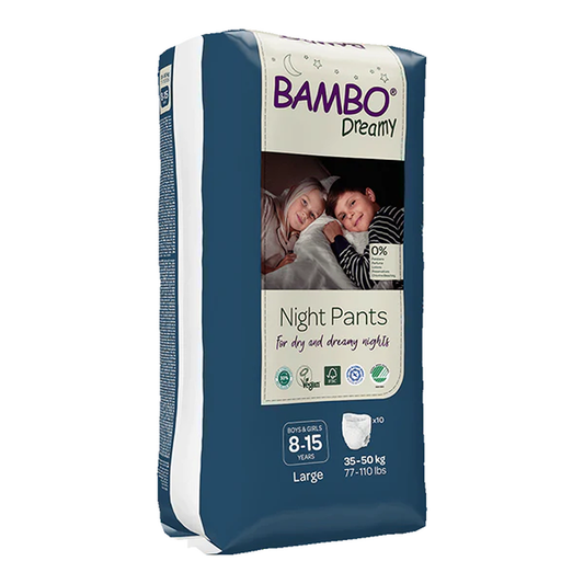 Pannolini da Notte Bambo Dreamy 8-15 anni 35-50 kg 10 pezzi