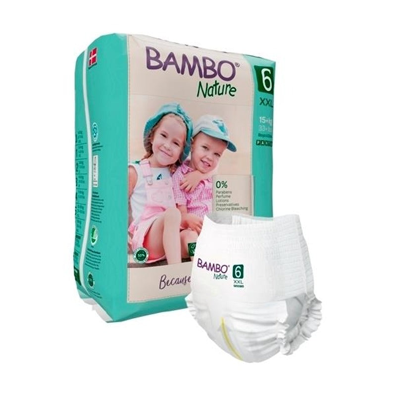 Pannolini Bambo Nature a Mutandina Taglia 6 15+ kg 18 pezzi