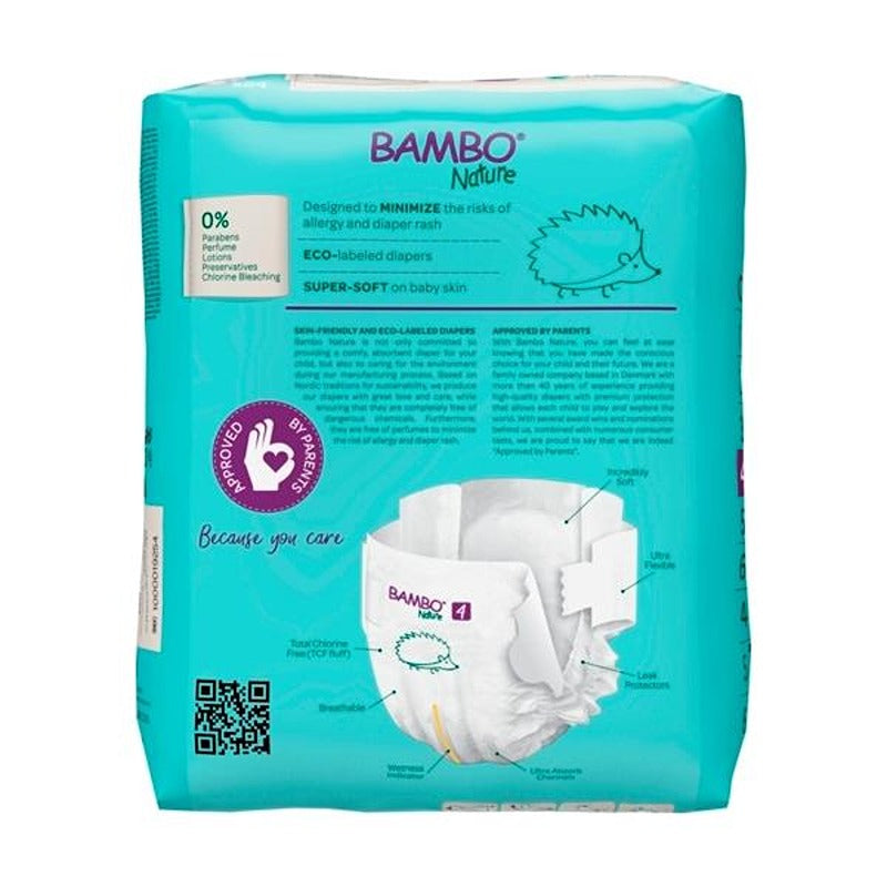 Pannolini Bambo Nature Taglia 4 7-14 kg 24 pezzi