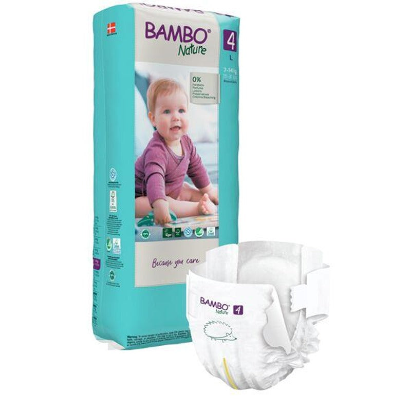 Pannolini Bambo Nature Taglia 4 7-14 kg 48 pezzi