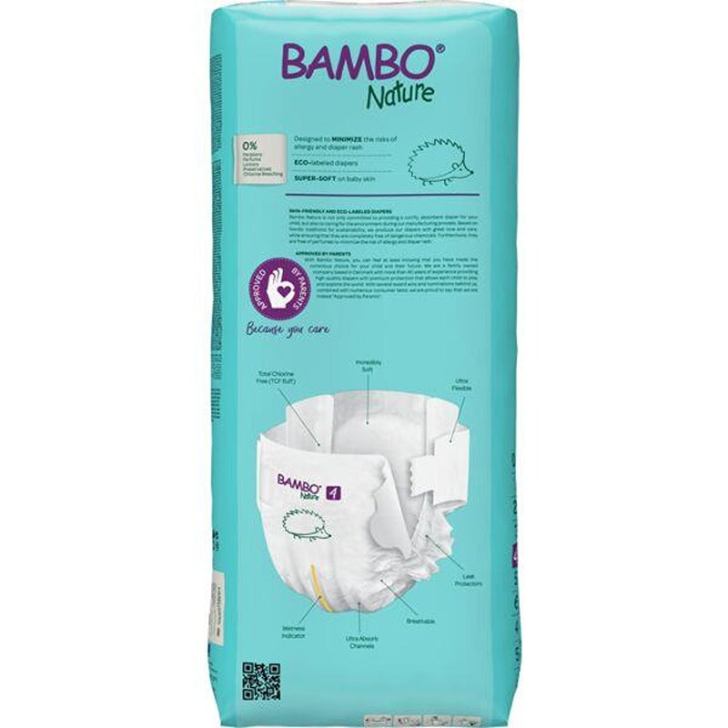 Pannolini Bambo Nature Taglia 4 7-14 kg 48 pezzi