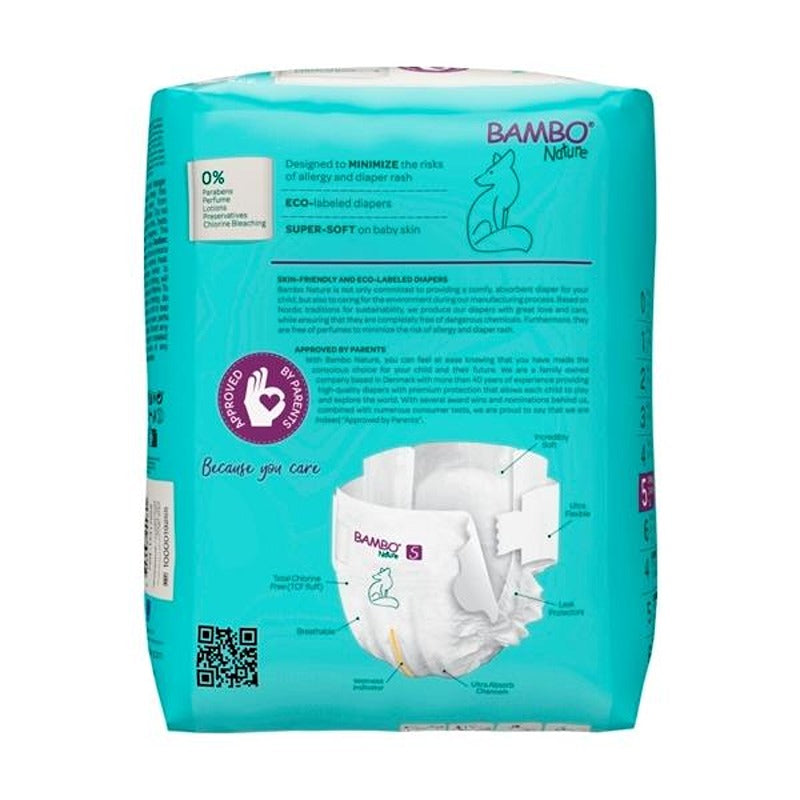 Pannolini Bambo Nature Taglia 5 12-18 kg 22 pezzi