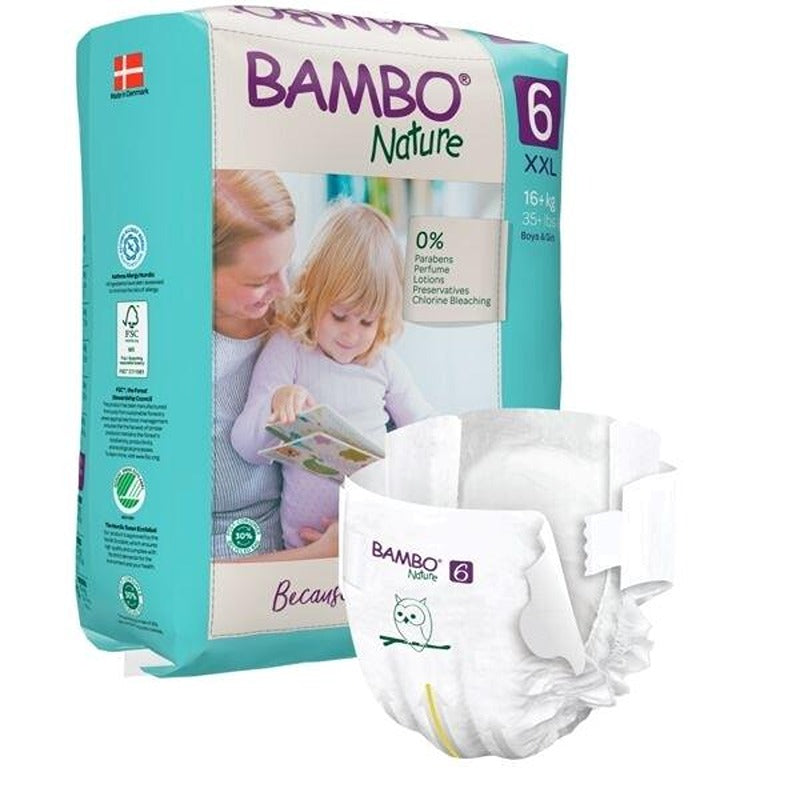 Pannolini Bambo Nature Taglia 6 16+ kg 20 pezzi