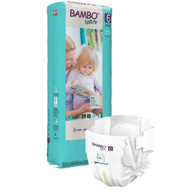 Pannolini Bambo Nature Taglia 6 16+ kg 40 pezzi