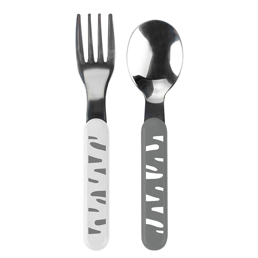 Set Posate in Acciaio Inossidabile Grigio