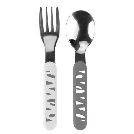 Set Posate in Acciaio Inossidabile Grigio