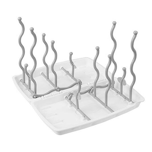 Scolapiatti Universale per Bottiglie Bianco