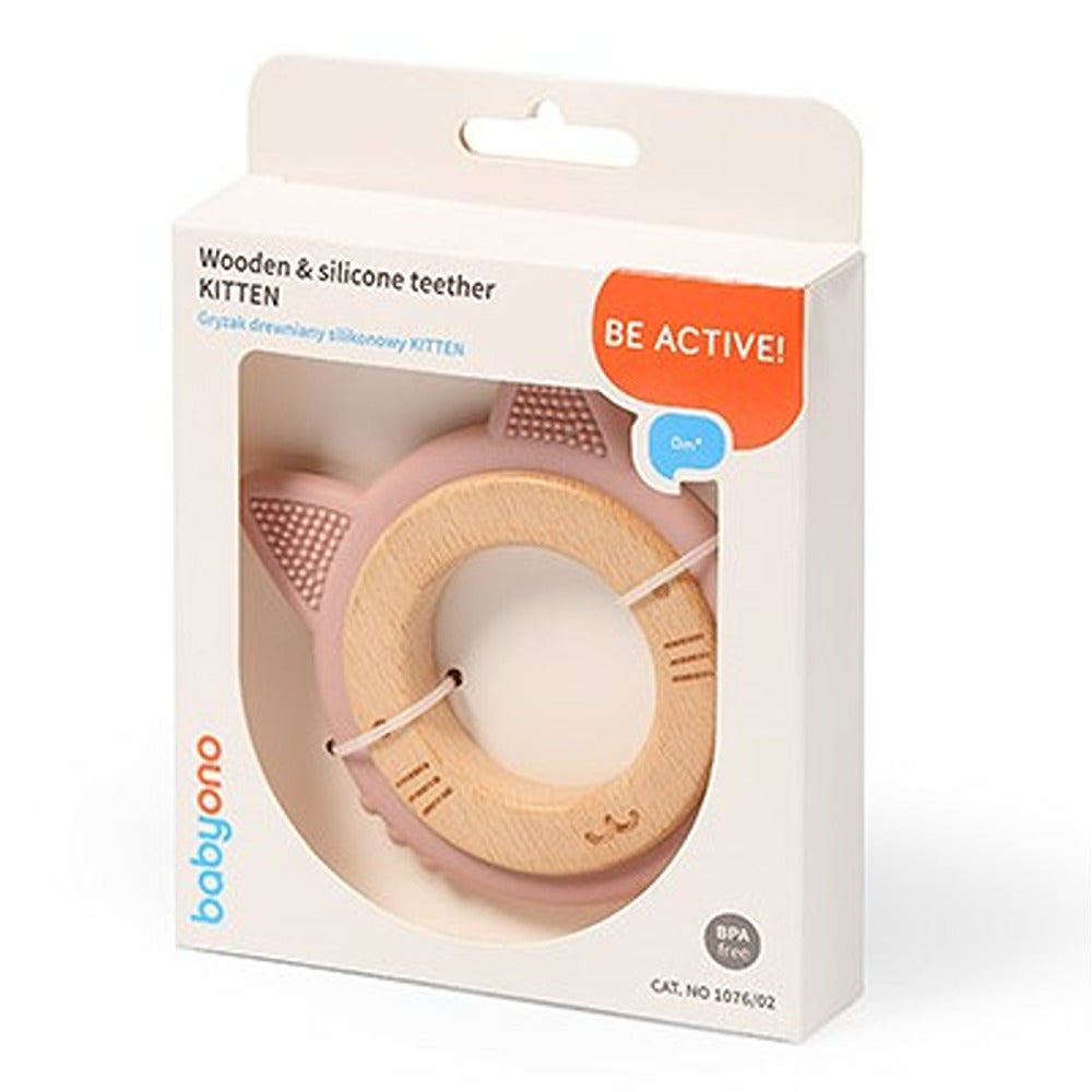 Massaggiagengive Legno E Silicone Gattino