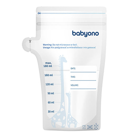 Sacchetti per la Conservazione del Latte Materno 180 ml 30 pezzi