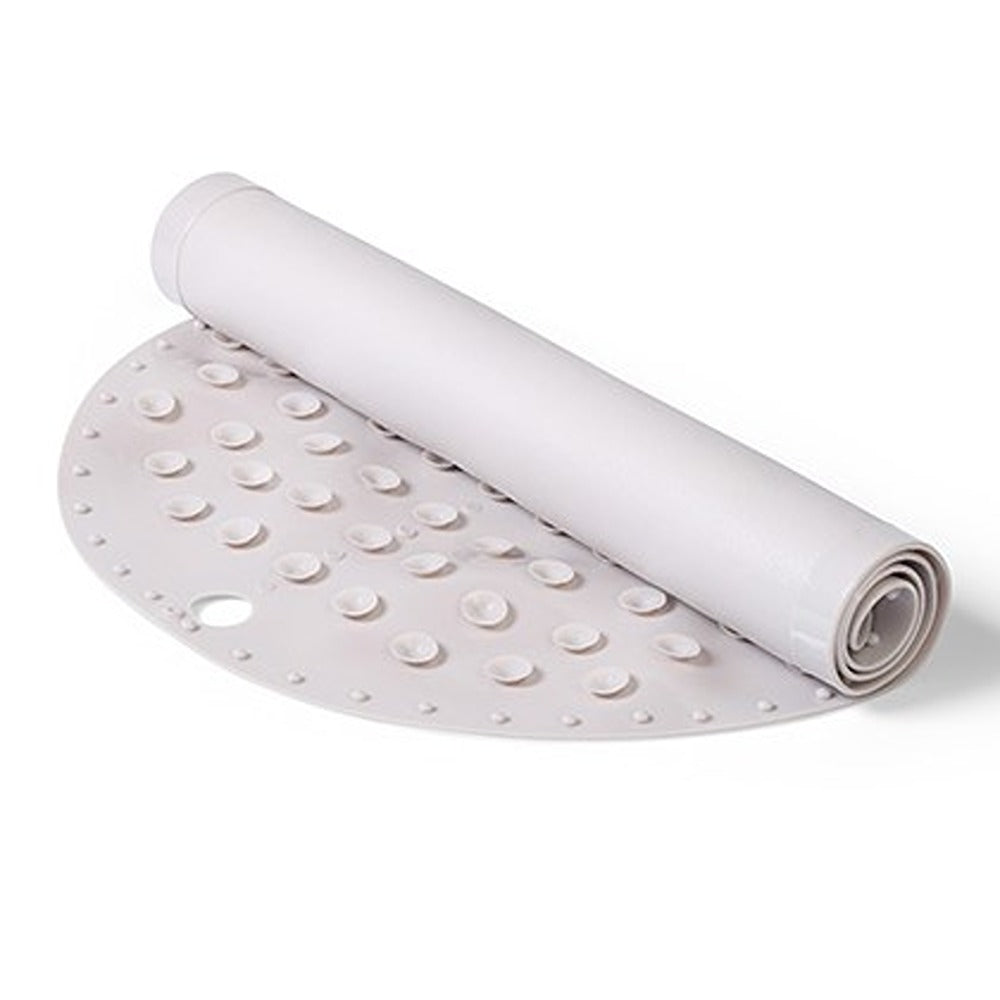 Tappetino da Bagno Antiscivolo 55x35 cm Grigio