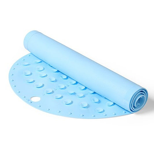 Tappetino da Bagno Antiscivolo 70x35 cm Blu