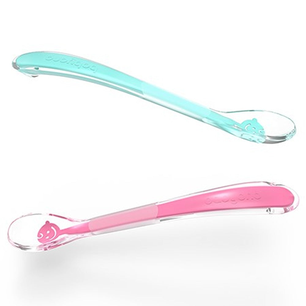Cucchiaio Morbido in Silicone Baby's Smile Rosa